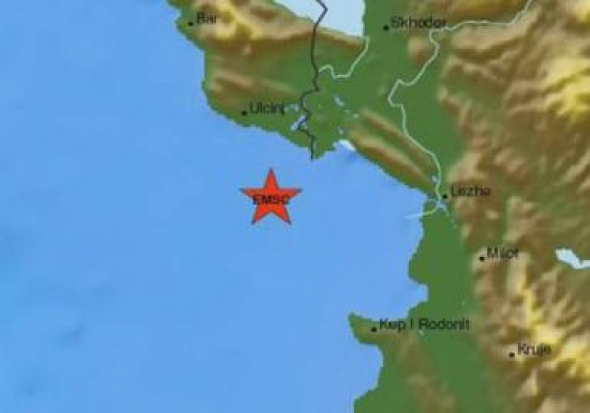 Lëkundje tërmeti në Lezhë dhe Shkodër