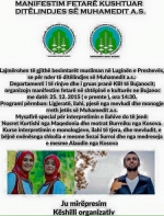 Manifestim me rastin e ditëlindjes së Muhamedit a.s